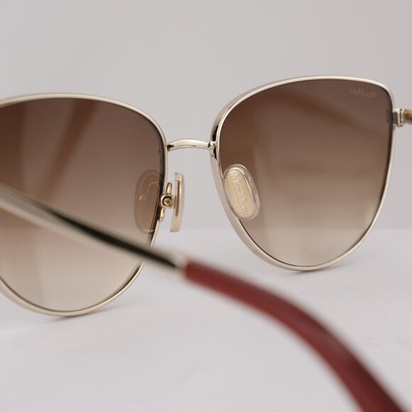 MaxMara Cateye MM0052 Sunglasses, Gold/Red main image 8
